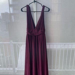 Long Red Gown Dress